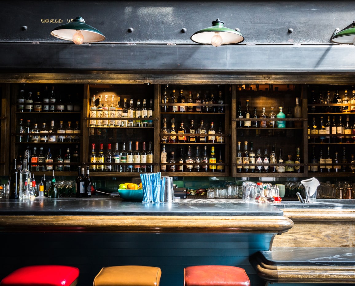 Bar at Trick Dog restaurant.